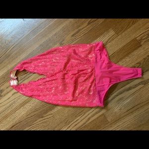 Bebe lace body suit